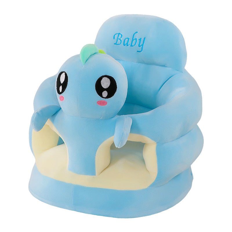 ✨50% Rabatt✨🐻 Cartoon‑Baby‑Stützsofa – Anti‑Roll‑Sitzsessel für Babys mit stabiler Rückenlehne, weicher Plüsch‑Bodensitz für Kleinkinder