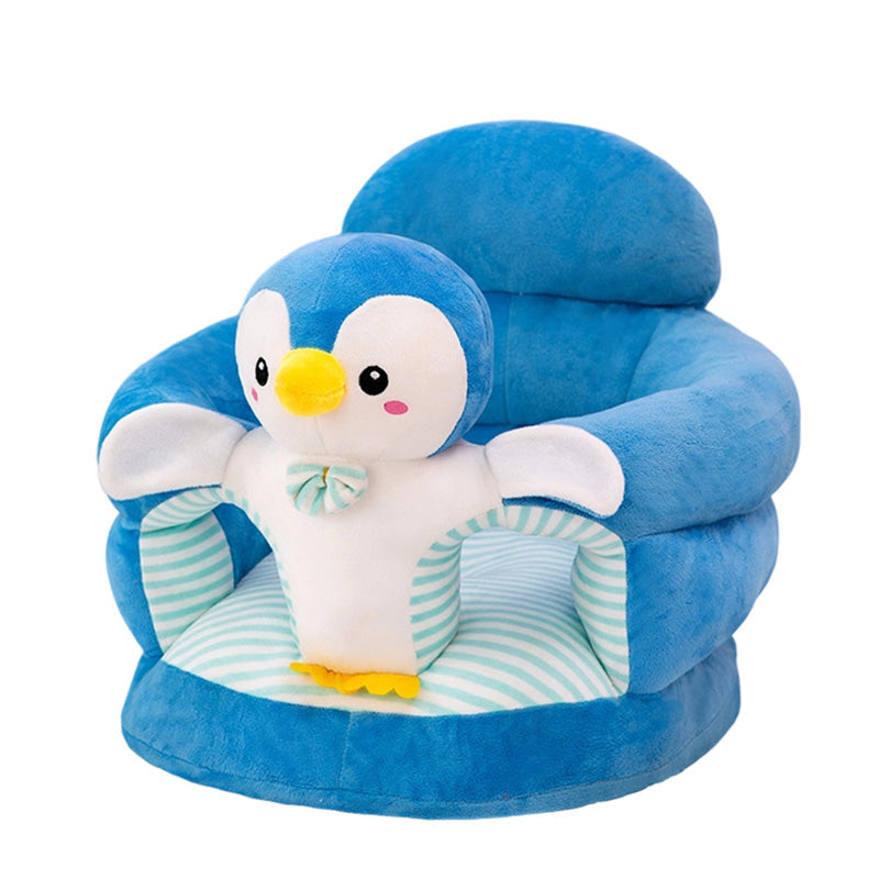 ✨50% Rabatt✨🐻 Cartoon‑Baby‑Stützsofa – Anti‑Roll‑Sitzsessel für Babys mit stabiler Rückenlehne, weicher Plüsch‑Bodensitz für Kleinkinder