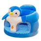 ✨50% Rabatt✨🐻 Cartoon‑Baby‑Stützsofa – Anti‑Roll‑Sitzsessel für Babys mit stabiler Rückenlehne, weicher Plüsch‑Bodensitz für Kleinkinder