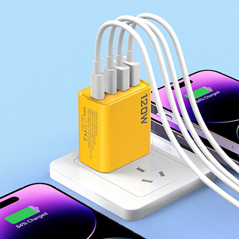120W 4-Port Schnellladegerät