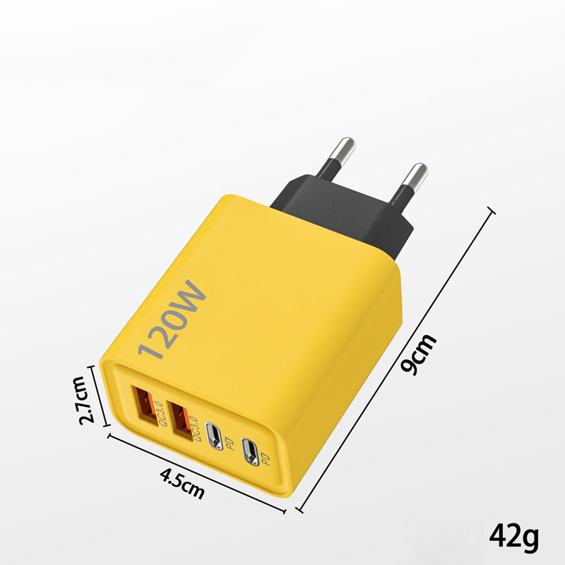 120W 4-Port Schnellladegerät