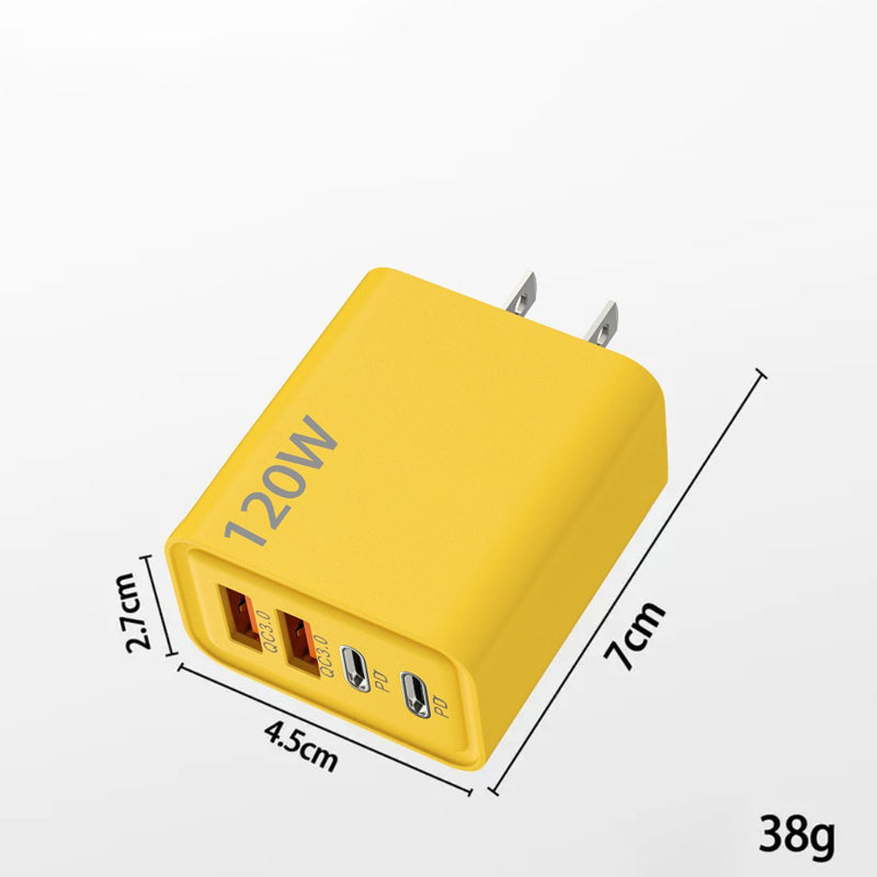 120W 4-Port Schnellladegerät