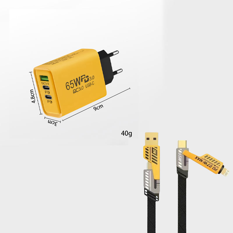 120W 4-Port Schnellladegerät