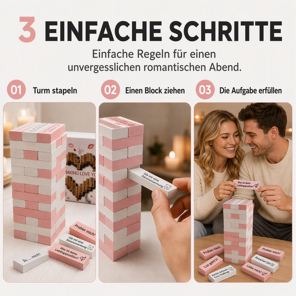 ❤️Stapelturm-Spiel für Paare