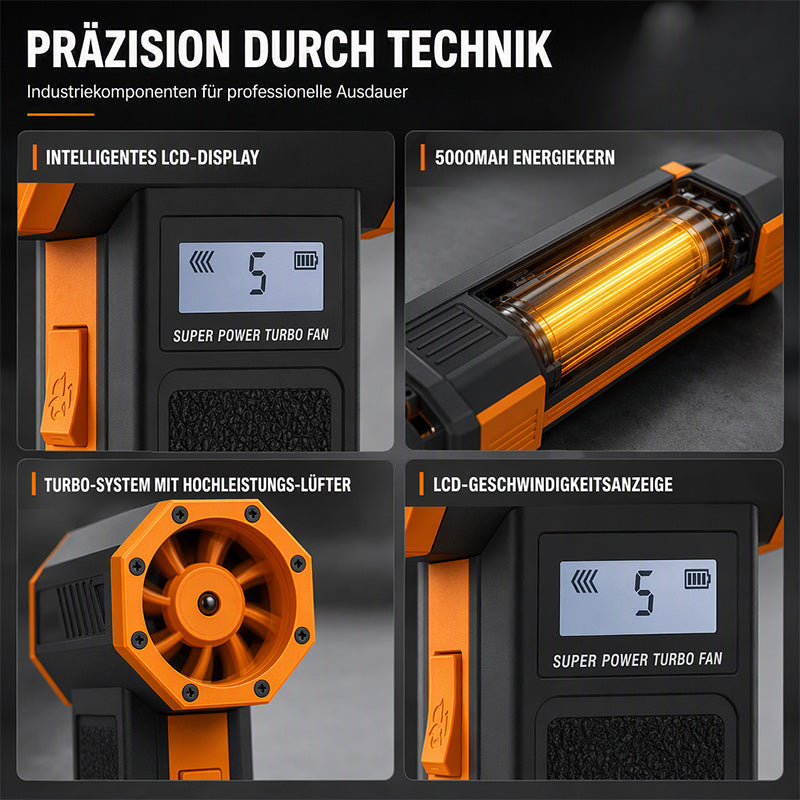 Hochleistungs-Luftstaubbläser mit LCD-Display