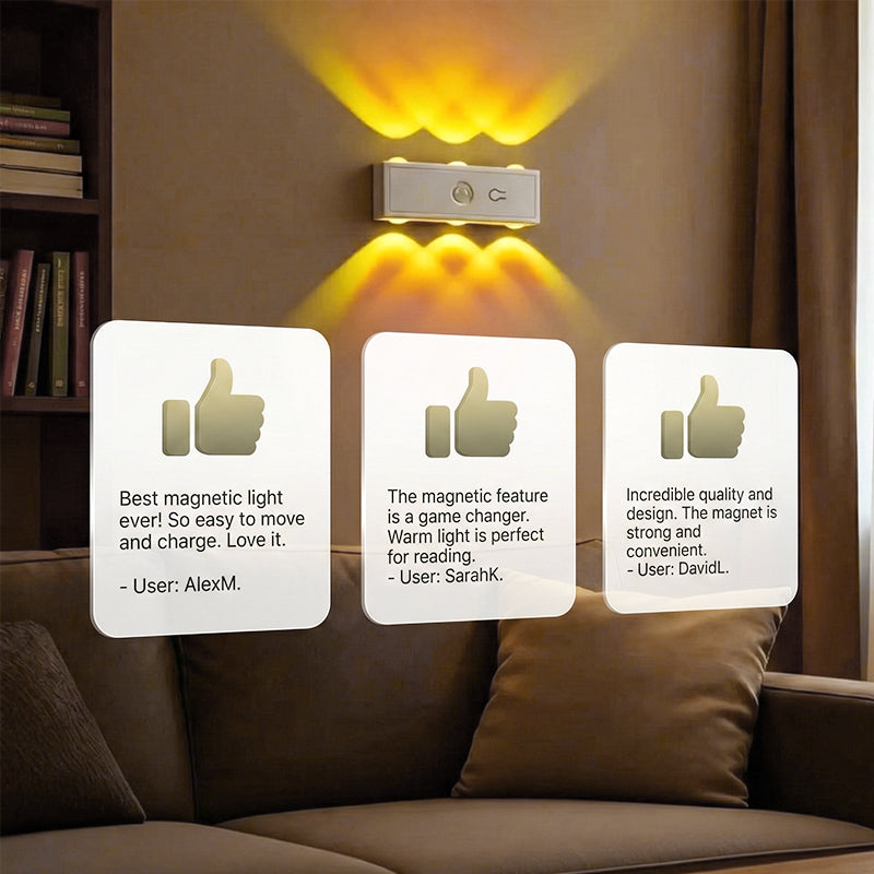 💡 50% RABATT! 🏠 LED-Nachtlicht – Bewegungsmelder, magnetisch & bohrfrei ✨
