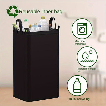 Faltbarer Recyclingbehälter mit Deckel für Küche & Zuhause