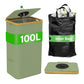 Faltbarer Recyclingbehälter mit Deckel für Küche & Zuhause