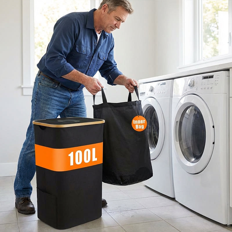 Faltbarer Recyclingbehälter mit Deckel für Küche & Zuhause