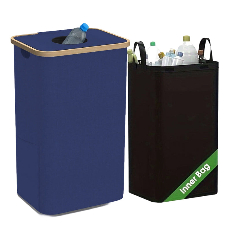 Faltbarer Recyclingbehälter mit Deckel für Küche & Zuhause