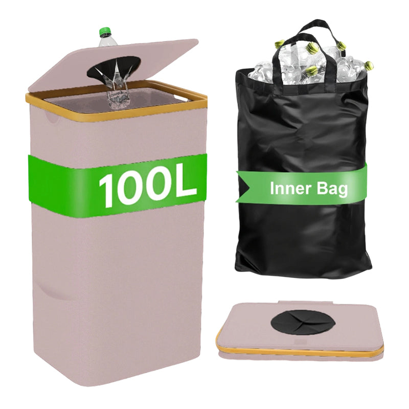 Faltbarer Recyclingbehälter mit Deckel für Küche & Zuhause