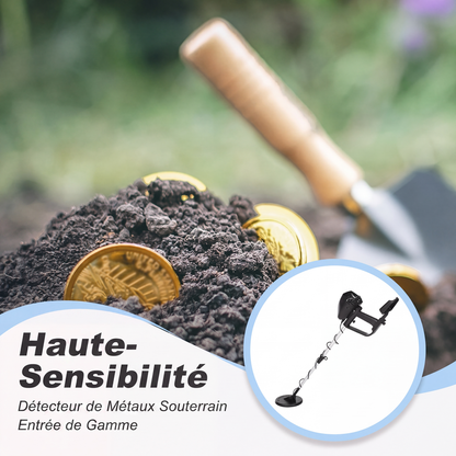 🔍 -50%! ⛺️ Unterirdischer Einsteiger-Metalldetektor – Hochempfindlich, Einfach zu Bedienen & Tragbar