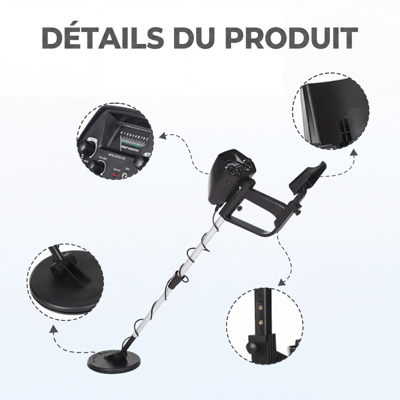 🔍 -50%! ⛺️ Unterirdischer Einsteiger-Metalldetektor – Hochempfindlich, Einfach zu Bedienen & Tragbar