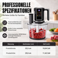 Multifunktionaler Food Processor mit Touch-Bedienung und Glasschüssel