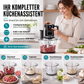 Multifunktionaler Food Processor mit Touch-Bedienung und Glasschüssel