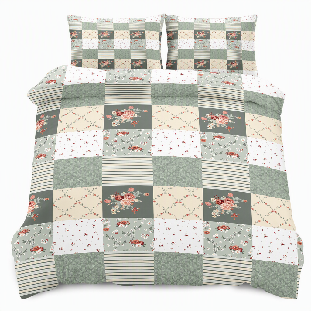 🛏️ 50% RABATT! 🌸 Bettwäsche mit Blumenmuster – Weich, gemütlich & ganzjährig ✨