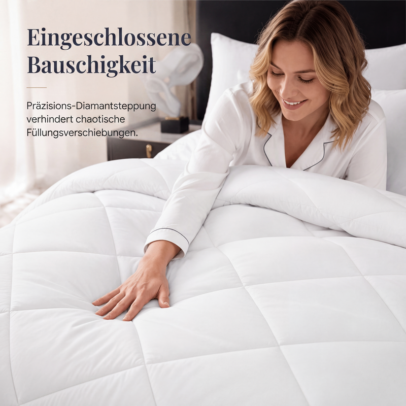 3-teiliges gestepptes Bettdeckenset mit Kissenbezügen