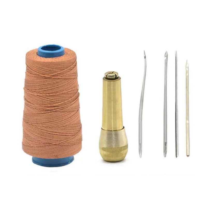 📢📢JETZT 50 % RABATT!! ⏰5-teiliges Leder-Nähahle-Set mit gewachstem Faden🧵
