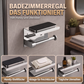 Wandmontierte Edelstahl-Papierhalterung für Toilettenpapier
