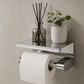 Wandmontierte Edelstahl-Papierhalterung für Toilettenpapier