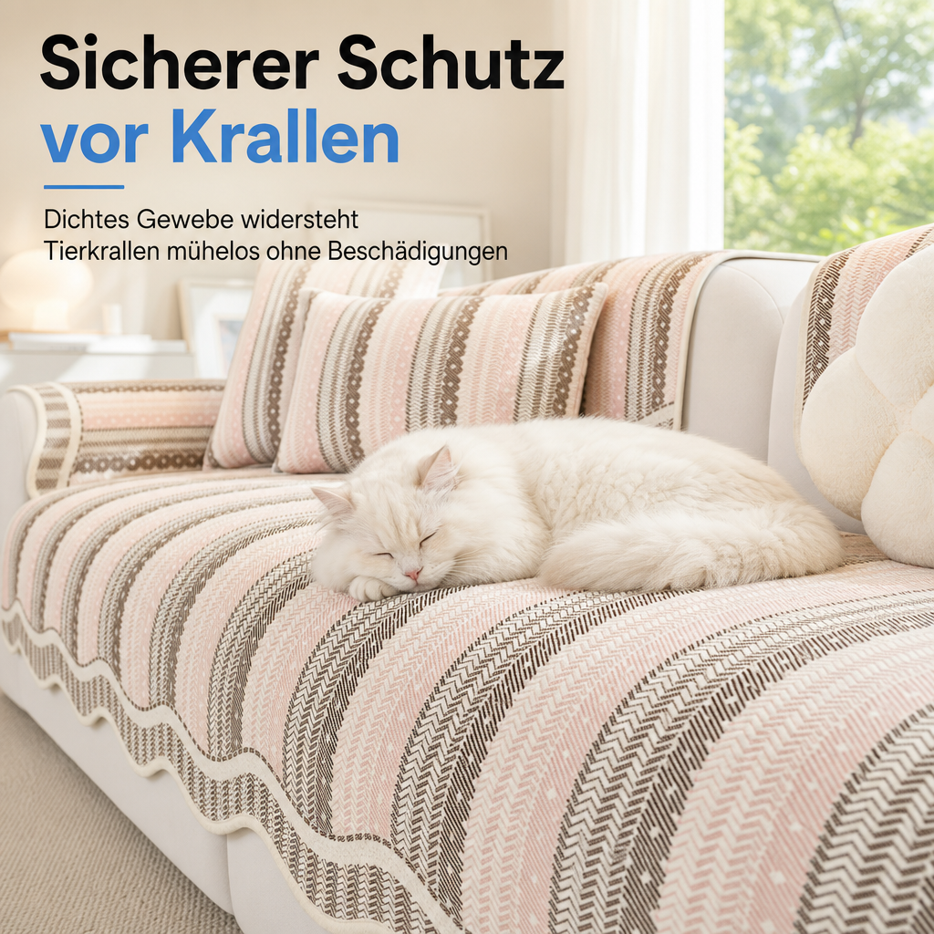 Rutschfeste Sofa-Schutzauflage mit Kratzschutz