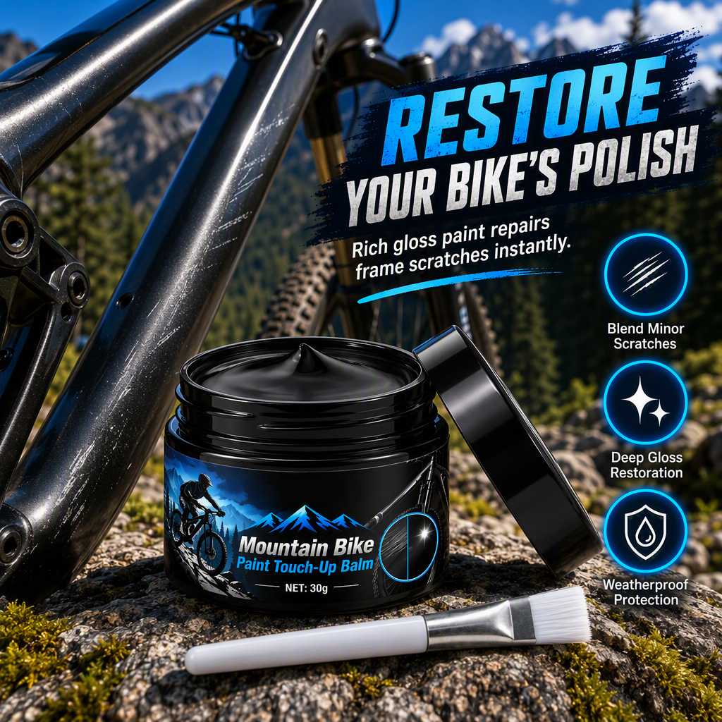 🚲 50% RABATT! 🎨 Rahmen-Ausbesserungspaste – Mit Pinsel & kaschiert Kratzer ✨