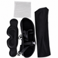 📢📢50% RABATT !!⏰Set aus integriertem Memory-Foam-Reisekissen und 3D-abdunkelnder Schlafmaske zur Nackenstütze auf Reisen