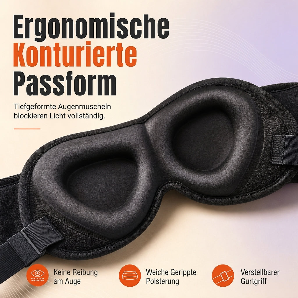 📢📢50% RABATT !!⏰Set aus integriertem Memory-Foam-Reisekissen und 3D-abdunkelnder Schlafmaske zur Nackenstütze auf Reisen