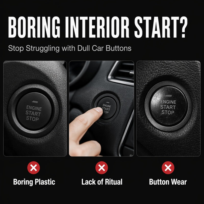 Universal Car One Click Start Lever Cover