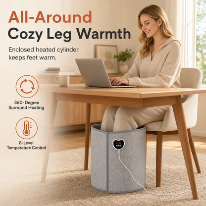❄️Winter-Must-haves! Elektrischer Fußwärmer für unter den Schreibtisch🦶🔥 – Schnelle Wärme und einstellbare Temperatur, damit Ihre Füße bei der Arbeit oder zu Hause schön warm bleiben ✨