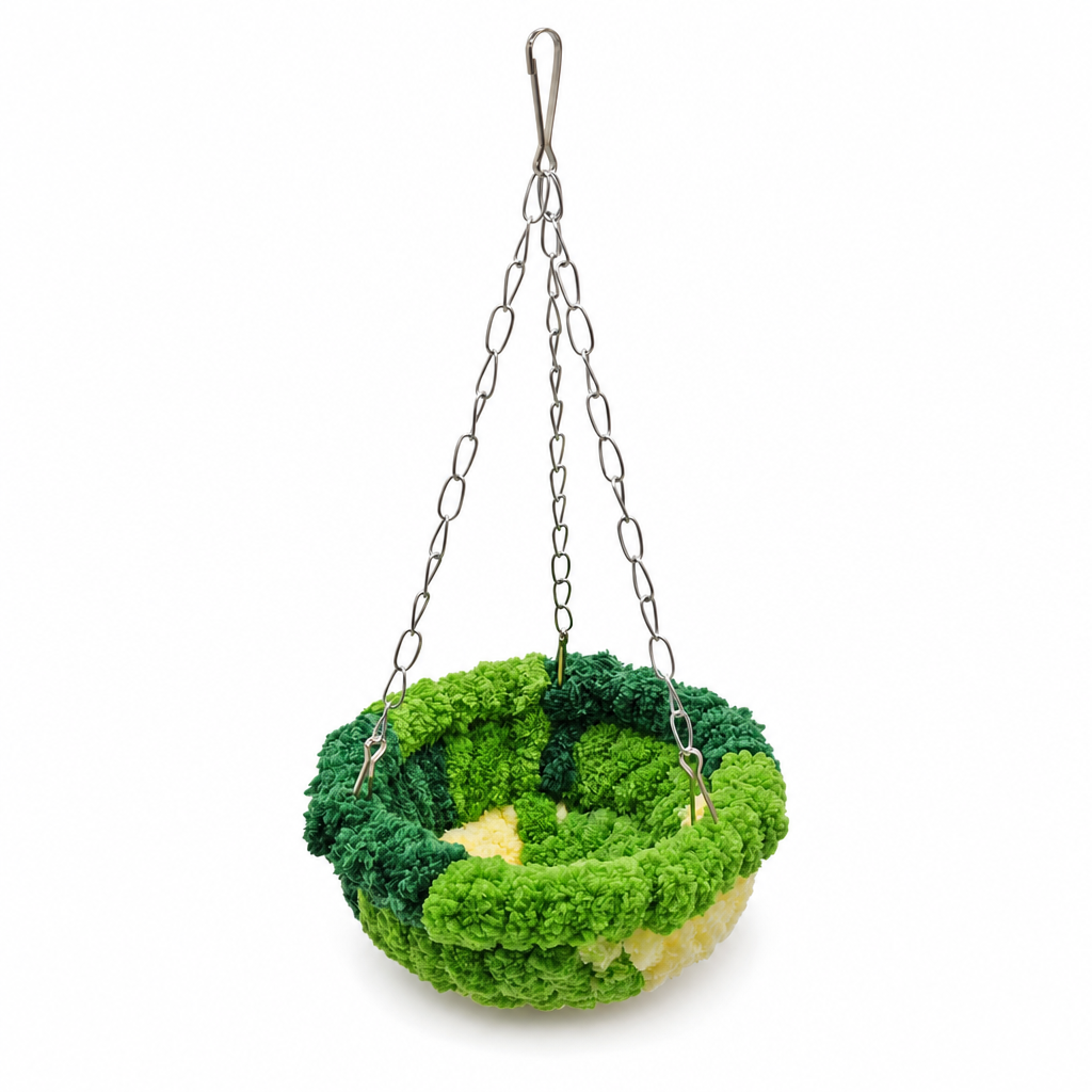 🎄NUR FÜR KURZE ZEIT: 50% RABATT!🕊️Vogelnest Baumwollhängematte, warmer Schlafplatz & Schaukel für Papageien und Sittiche