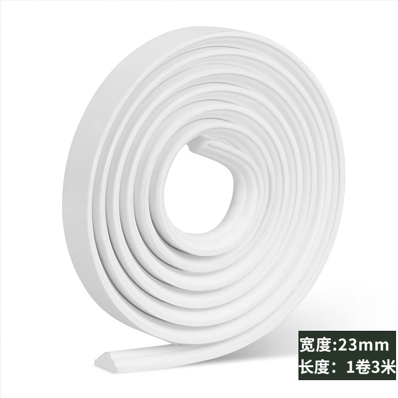 EVA Adhesive Decorative Molding Trim Strip for TV Background Wall Border and Ceiling 23mm Wide 3