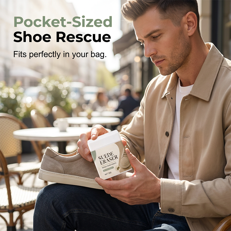 🥳 2026 HOT SALE! 💞 50.000+ verkauft! 👟✨ 50% Rabatt! Flecken auf Wildleder? – Wasserloser Wildleder- & Nubuk-Radierer für Schuhe & Taschen – entfernt Scheuerflecken & Schmutz schnell & einfach! 🧽✅
