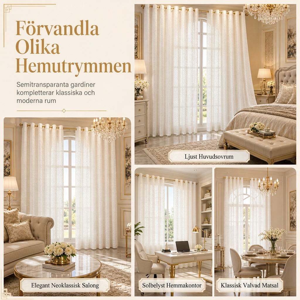 🏡 JETZT 50 % RABATT! ✨ Geometrisch jacquardgewebter, durchsichtiger Vorhangstoff – elegant und lichtdurchlässig für das Wohnzimmer 🌿