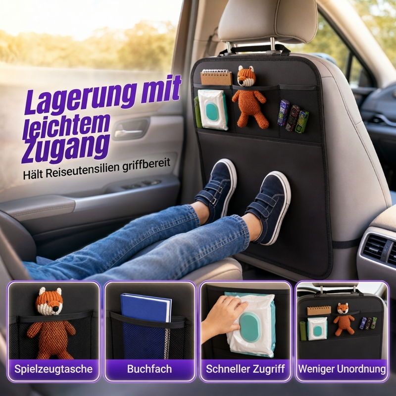 📢📢50% RABATT !!⏰Schutzmatte gegen Kickspuren für den hinteren Autositz