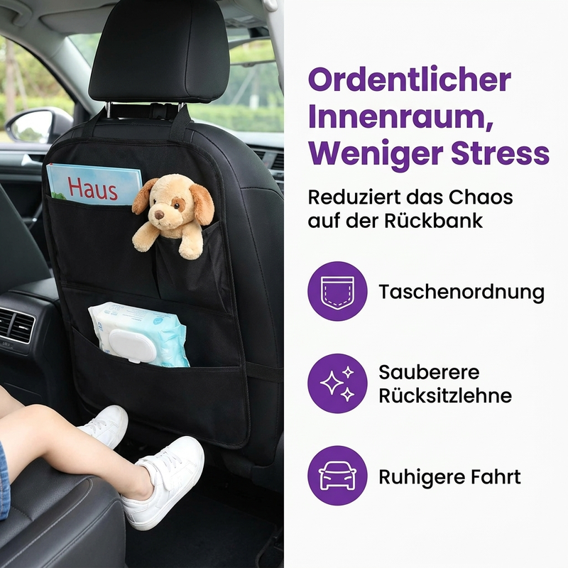 📢📢50% RABATT !!⏰Schutzmatte gegen Kickspuren für den hinteren Autositz
