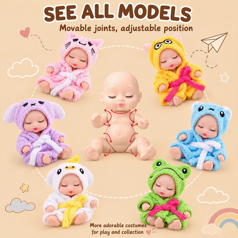 Mini Reborn Baby-Puppen – Lebensechte & Realistische Babypuppen