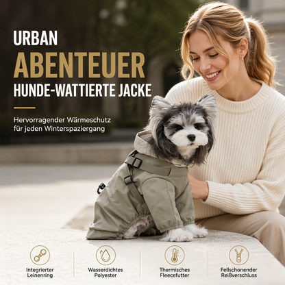 🐶 50% RABATT! 🧥 Wattierter Hundemantel – Wasserdicht & winddicht für Herbst/Winter ✨