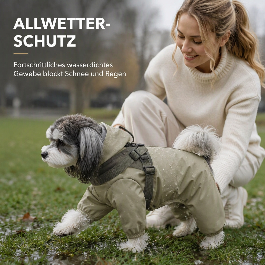 🐶 50% RABATT! 🧥 Wattierter Hundemantel – Wasserdicht & winddicht für Herbst/Winter ✨