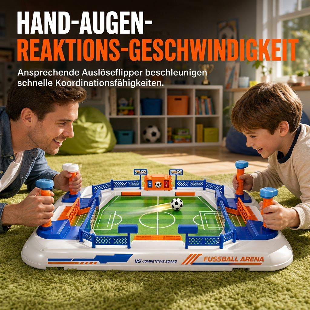 📢📢 JETZT 50 % RABATT!! ⏰2-Spieler-Schlacht Tischfußball Spiel Interaktives Tischfußball-Brettspielzeug für Kinder