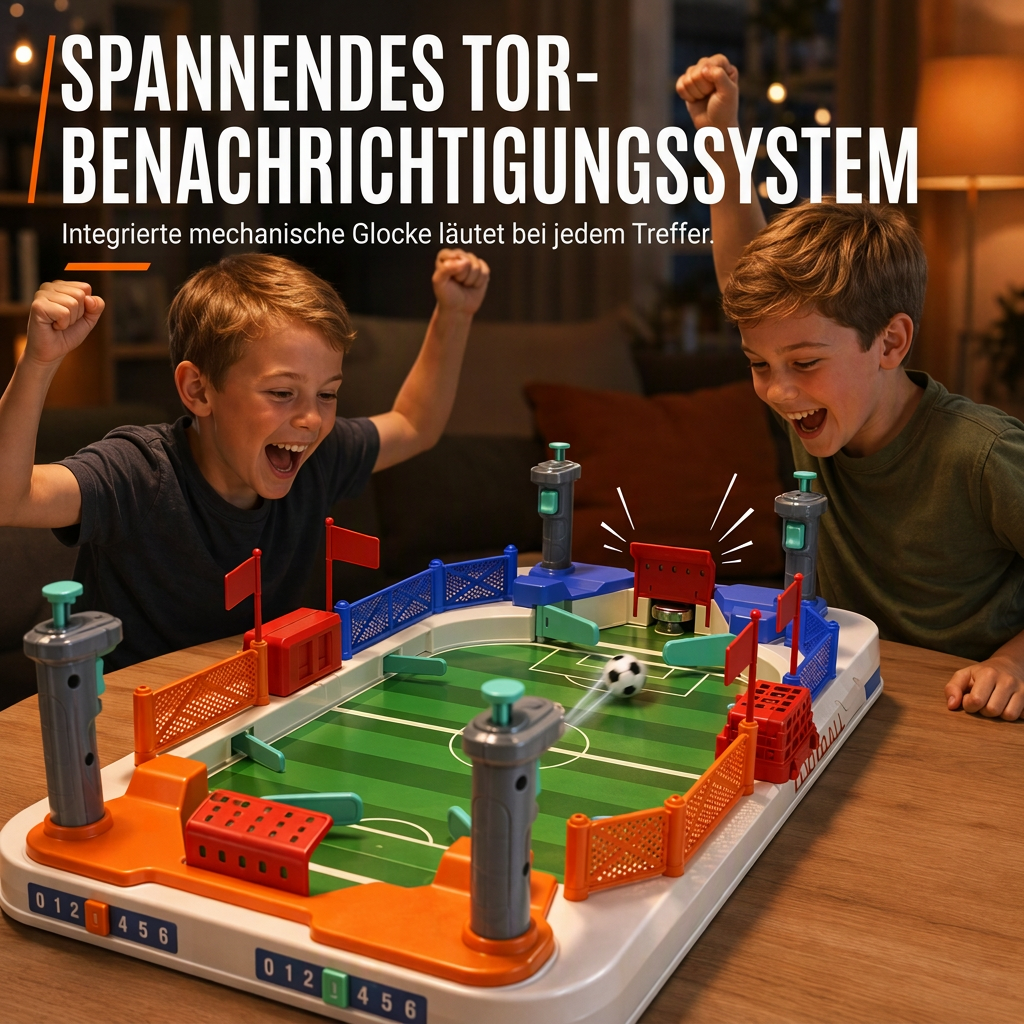 📢📢 JETZT 50 % RABATT!! ⏰2-Spieler-Schlacht Tischfußball Spiel Interaktives Tischfußball-Brettspielzeug für Kinder