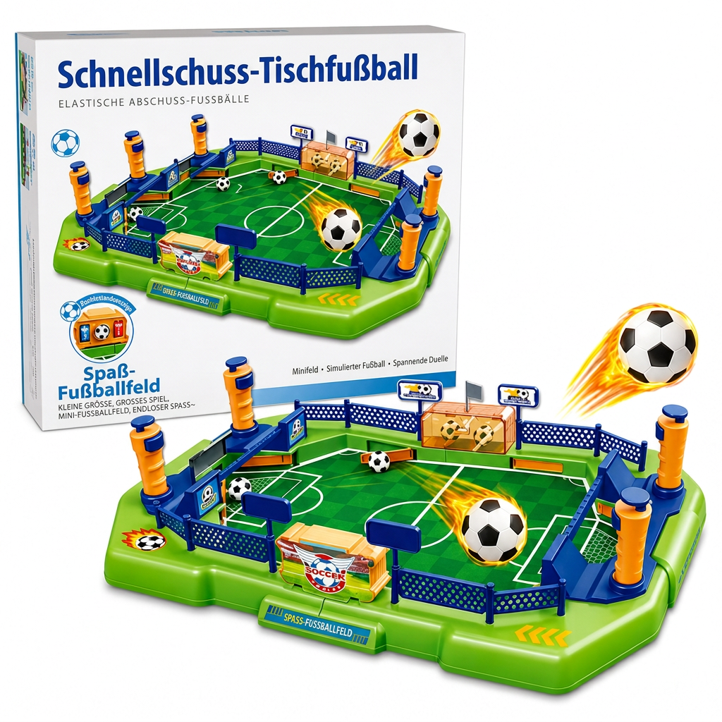 📢📢 JETZT 50 % RABATT!! ⏰2-Spieler-Schlacht Tischfußball Spiel Interaktives Tischfußball-Brettspielzeug für Kinder