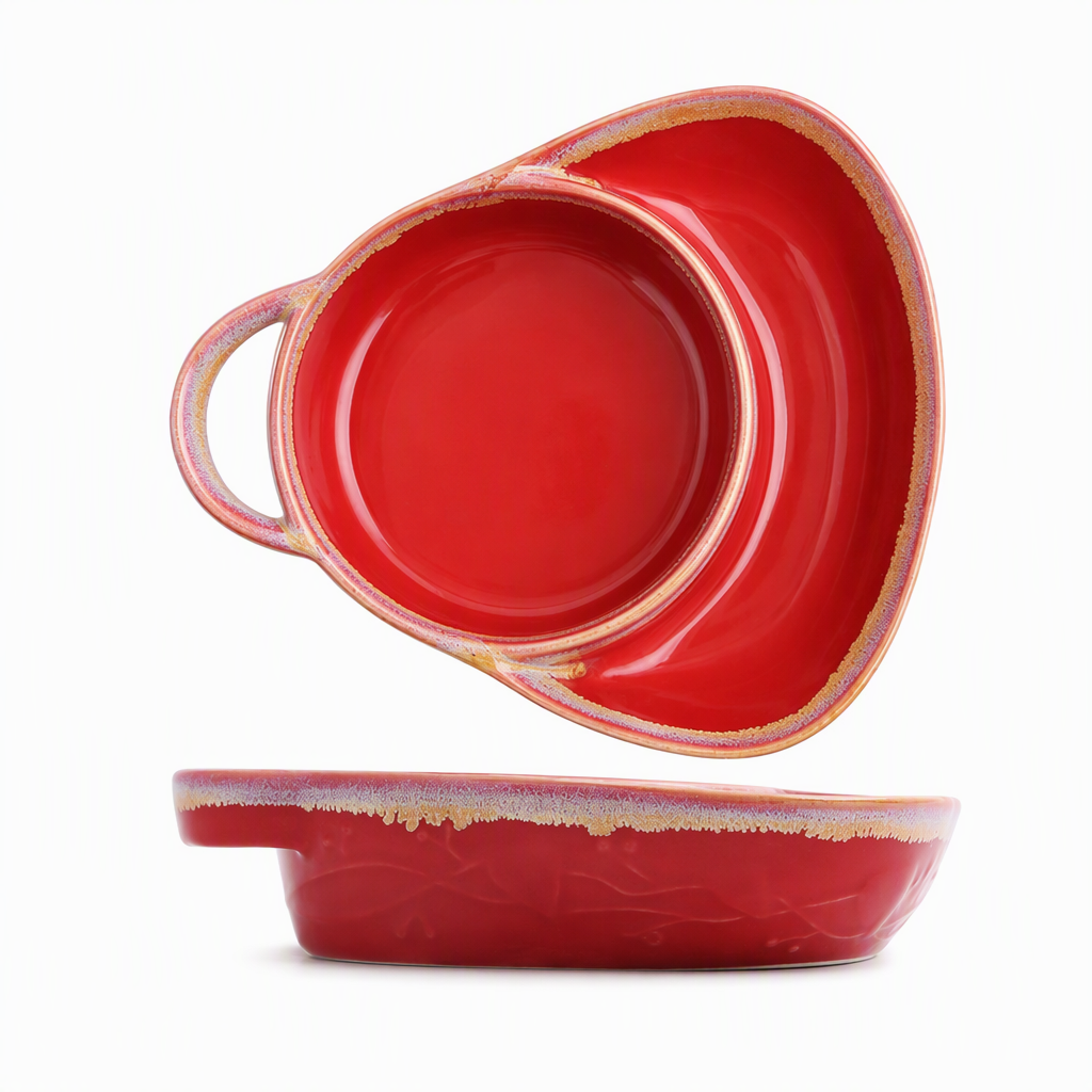 🍽️ 50% RABATT! ✨ Retro Keramik-Auflaufform – Mit einzelnem Griff ✨