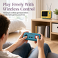 Klassische Retro Mini TV-Spielekonsole GV300S – Nostalgische kabellose Handheld-Konsole mit TF-Kartenversion