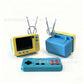 Klassische Retro Mini TV-Spielekonsole GV300S – Nostalgische kabellose Handheld-Konsole mit TF-Kartenversion