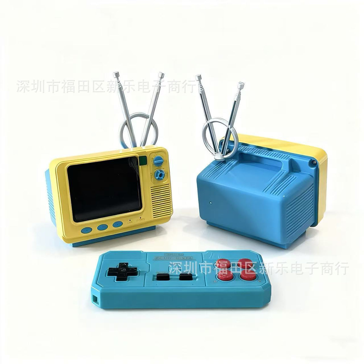 Klassische Retro Mini TV-Spielekonsole GV300S – Nostalgische kabellose Handheld-Konsole mit TF-Kartenversion