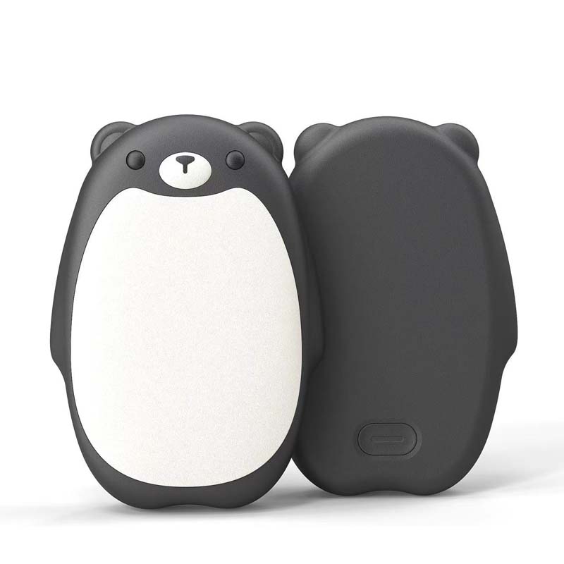 2er-Pack Wiederaufladbare Magnetische Handwärmer im Niedlichen Bären-Design