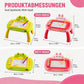 🎨 Magnetisches Zeichenbrett für Kinder – bunter, abwischbarer Zeichenblock mit Stift und 4 Stempeln