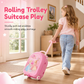 📢📢 50 % RABATT🎀Schminkkoffer mit Spiel-Schminktisch für Kinder – Tragbares Rollenspiel-Set für Mädchen