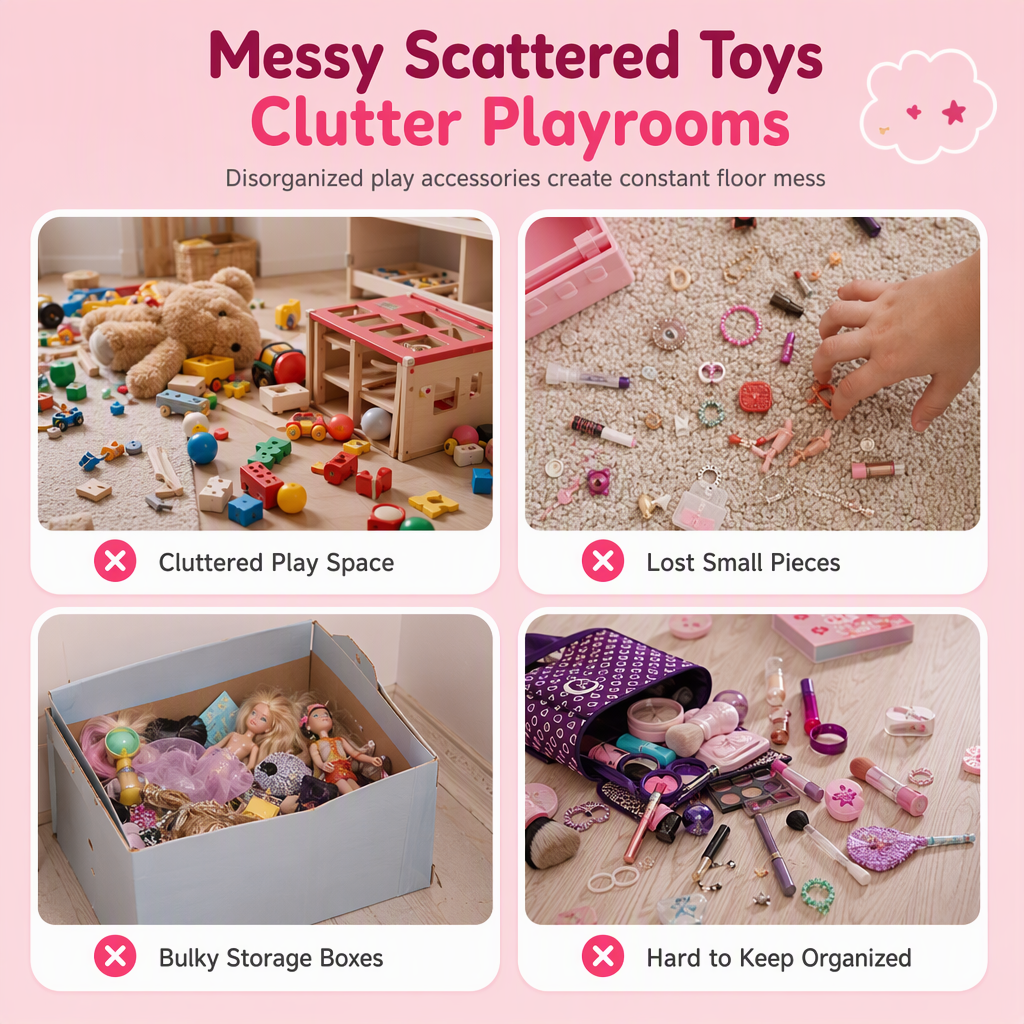 📢📢 50 % RABATT🎀Schminkkoffer mit Spiel-Schminktisch für Kinder – Tragbares Rollenspiel-Set für Mädchen